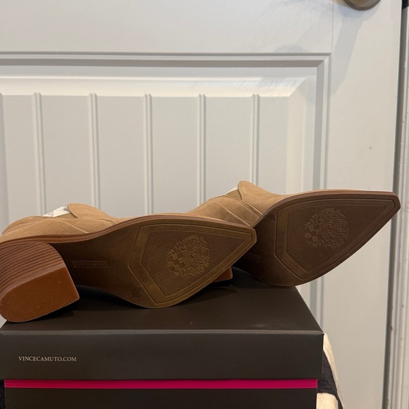 Vince Camuto Women's Tortilla Suede Ankle Booties - Picture 4 of 6